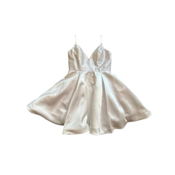 NWT - JVN by JOVANI Ivory Dress - Size 10 - Picture 7 of 16